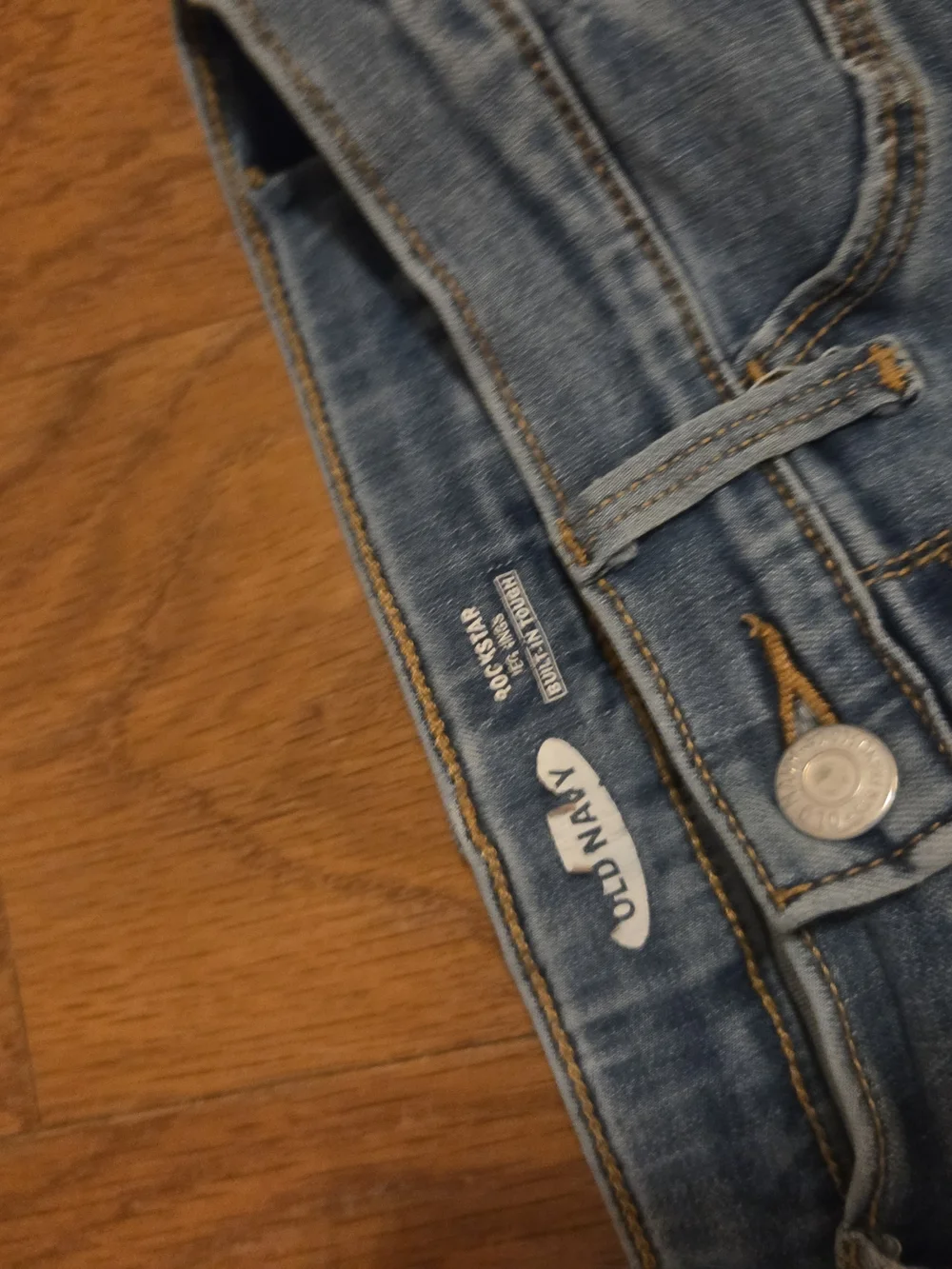 GAP & Old Navy Girls Light Blue Ripped Skinny Jeans